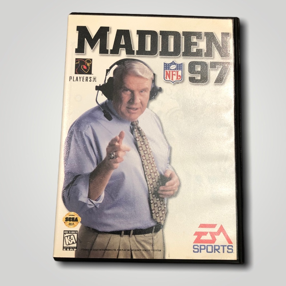 Madden 97 Video Game Sega Console